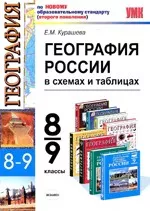 Курашева Е.М. География России 8-9 классы в схемах и таблицах  ОНЛАЙН
